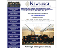 Tablet Screenshot of newburghseminary.com